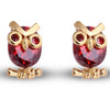 Jewelry Owl Gold Plated Stud Earrings