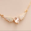 Angel Wings Love Heart Shape Necklace