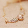 Angel Wings Love Heart Shape Necklace