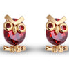 Jewelry Owl Gold Plated Stud Earrings