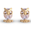 Jewelry Owl Gold Plated Stud Earrings